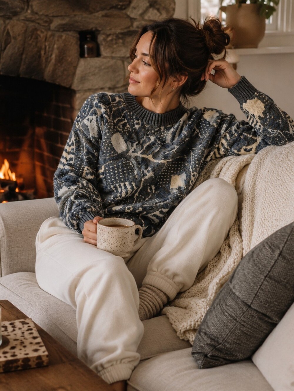 Vintage Diane Von Fürstenberg Mockneck Sweater